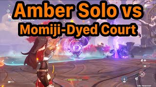 Amber SOLO vs MomijiDyed Court Sharpshooter no damage taken [upl. by Enialb712]