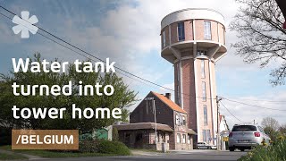 From old Belgian water tank to dream tower house with a view [upl. by Lleda]