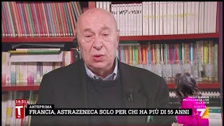 Covid Paolo Mieli quotI morti per trombosi da vaccino Pfizer sono stati più di quelli AstraZenecaquot [upl. by Eaves]