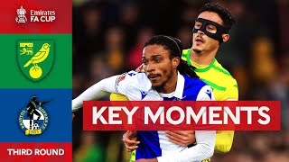 Norwich City v Bristol Rovers  Key Moments  Third Round  Emirates FA Cup 202324 [upl. by Woolson]