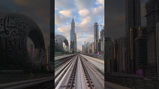 Dubai Metro Train  UAE [upl. by Ydollem651]