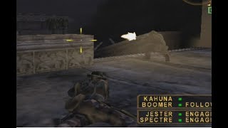 SOCOM 1 ACE EVERY MISSION Admiral Difficulty 5 Temple at Hoen Kaen [upl. by Arraeic]