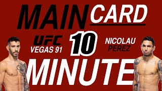 Best UFC Vegas 91 Bets  10 Min Full Card Breakdown  Nicolau vs Perez  UFC Fight Night [upl. by Bala]