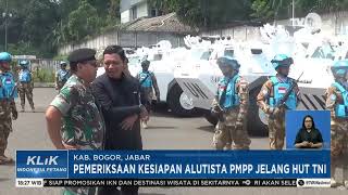 PEMERIKSAAN KESIAPAN ALUTSISTA PPMP JELANG HUT TNI [upl. by Nylekoorb]