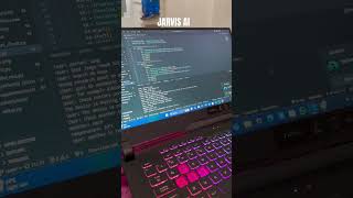 JARVIS AI DEMO  Make Your Own Ai assistant for PC  jarvis aiassistant ironman coding python [upl. by Ainomar]