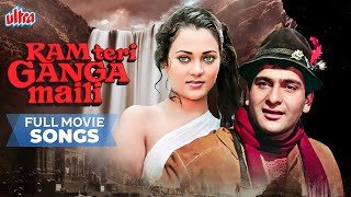 RAM TERI GANGA MAILI Full Movie Songs Playlist  Lata Mangeshkar  Mandakini Raj Kapoor [upl. by Nylehtak]