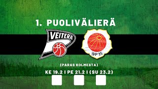 Bandyliiga 1 Puolivälierä Veiterä  WP35 Live [upl. by Nniuq407]