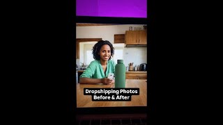 Dropshipping before and after in seconds 🪄 dropshipping ecommerce dropship smallbusiness [upl. by Sheffield620]