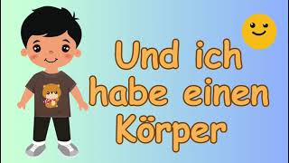 DEUTSCH LERNEN für Kinder  aprende aleman Die Körperteile [upl. by Thistle639]