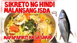 SIKRETO NG HINDI MALANSANG ISDA  SALMON HEAD  GINATAAN  GLEN J [upl. by Ayaj]