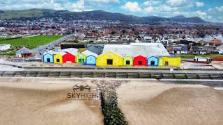 Ffrith Beach  PrestatynNorth Wales 4K Drone Footage May 2021 cozycaravanlidobeach [upl. by Hamlani]