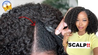 😱 SCALP‼️ No FAKING🔥Thin Part Natural Hair Wig NO Glue NO Gel NO Lace ft Innovative Weaves [upl. by Matthiew977]