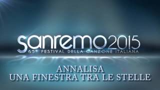 ANNALISA SCARRONE  Una finestra tra le stelle SANREMO 2015 PIANO COVER [upl. by Velda]