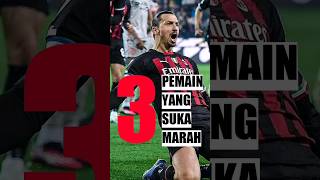 3 Pemain Sepakbola Yang Temprament shortvideo [upl. by Atorod]