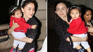 Finally Alia Bhatt gave first glimpse of daughter Raha Kapoor  Alia ki Beti Raha Kapoor ka Photo [upl. by Ativak]