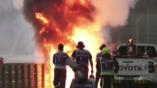 ONBOARD What Grosjean saw horrific crash F1 Real time reconstruction [upl. by Emmalee776]