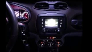 Jeep Renegade interior LED light  NIGHT appearance [upl. by Pandich]