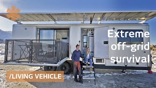 Couples stunning homeonwheels produces water has solar awnings [upl. by Coop]