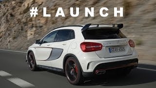 Mercedes GLA 45 AMG  Launch [upl. by Ahsienek921]