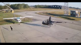 Crash of a Robinson R22 Beta on Sunday October 27 2024 at Pearland Regional Airport KLVJ Texas [upl. by Funda]