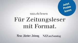 NZZ DigitalSpot  Für Zeitungsleser mit Format [upl. by Egroj]