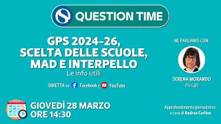 GPS 202426 scelta delle scuole MAD e interpello Le info utili [upl. by Waldemar612]