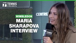 Maria Sharapova on friendship with Serena Williams dinner with Iga amp Naomi  2024 Wimbledon [upl. by Britta]