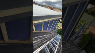 Flat roof dormer with hardie plank cladding construction loftconversion diy howto [upl. by Zurheide799]