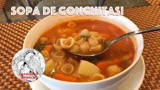 Sopa de Conchitas  Shells Mexican Soup [upl. by Ezri]