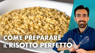 Come preparare il risotto perfetto TUTTORIAL [upl. by Yekram701]