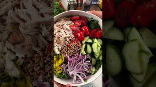 How to Make a Chopped Power Salad with Chicken [upl. by Pena]