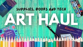 Did I just get the BEST art supplies ever 🖌️ Art Haul 2024 [upl. by Tonnie]