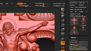 Come ottenere una depth map con Zbrush [upl. by Ettevad]