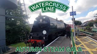 Watercress Line Autumn Steam Gala 05102024 [upl. by Kayley]