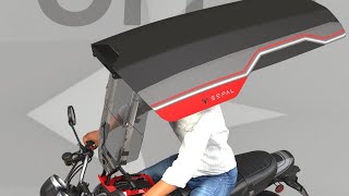 Bike Roof Sepal Shield for bike Bajaj Avenger  Ride Your Bike in ANY WEATHER with SEPAL SHIELD [upl. by Ellenahc479]