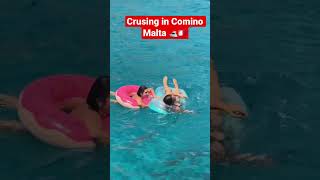 Cruising in Comino Malta 🛥️🇲🇹 malta mediterranean europe travel summer shorts short [upl. by Eeruhs333]