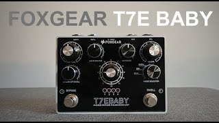 Foxgear T7E Baby  David Gilmour Binson Echorec tones [upl. by Destinee]