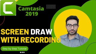 How to use Screen Draw in Camtasia  Screen Recorder Video Editor Technical Banday HindiUrdu [upl. by Enyehc]