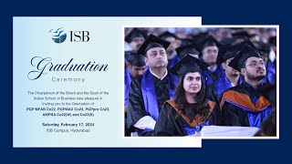 Live ISB Graduation of PGP MFAB Cohort 2022 PGP MAX amp PGPpro Co ’23 and AMPBA Co ’22 W ’23 S [upl. by Aisyram]