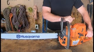 Husqvarna 372XP UnboxingOverviewFirst Cuts [upl. by Dacia]