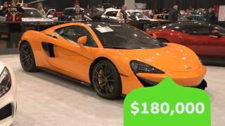 Some of the most expensive vehicles at the Cleveland Auto Show 2017 [upl. by Eldwen]