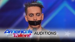 Tape Face  Audition  Americas Got Talent 2016 [upl. by Williams]