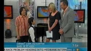 7 yo Piano Prodigy Shuan Hern Lee on TV Channel 7 Sunrise  passed Grade 8 exam with distinction [upl. by Finzer]