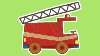 The Car Toons A New Cartoon A Fire Truck [upl. by Einaffyt251]