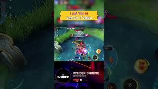 YIn Gameplay Tutorial ❗️mlbb mobilelegends [upl. by Muriel]