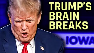 Trumps Brain Completely Breaks As He Launches New Conspiracy Theory [upl. by Pellegrini]