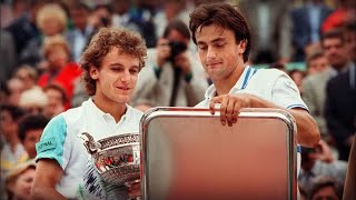 1988  LeconteWilander la dernière fois qu’un Français a été en finale de RolandGarros [upl. by Ultima]