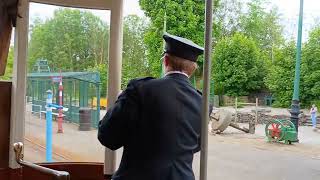 Tram Ride on Blackpool Tram 40 Double Decker  townend to Glory Mine  8 June 2024 [upl. by Eelyr]