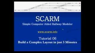 SCARM Tutorial 06 Build a Complex Layout in Just 5 Minutes  Model Railway Editor [upl. by Prouty421]