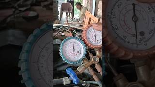 Swift AC Gas Refilling How To Refill AC Gas ShreeBalajiauto short [upl. by Pompei]